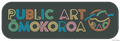 Logo for PUBLIC ART OMOKOROA