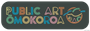 Logo for PUBLIC ART OMOKOROA